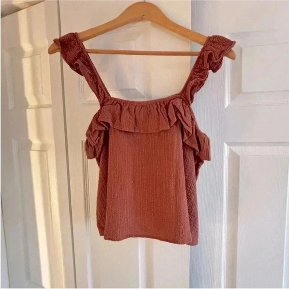 Sienna Sky Rust Sleeveless Top - Picture 7 of 7